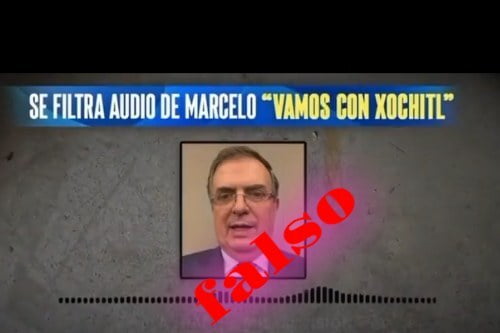 Audio: Otra vez sacan declaraciones falsas de Marcelo Ebrard